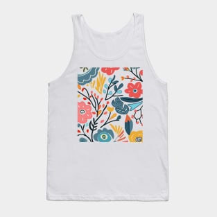 Cute boho floral eclectic design Tank Top